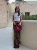 Luipaard print rok