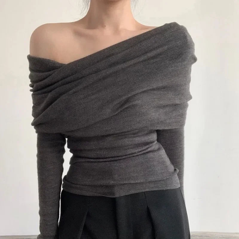 Millie off shoulder trui