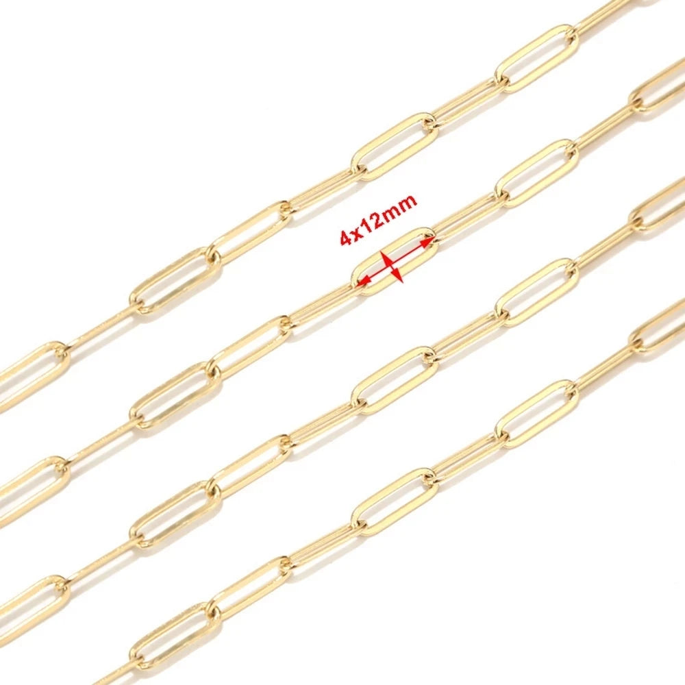 Initialen armband met grove schakels