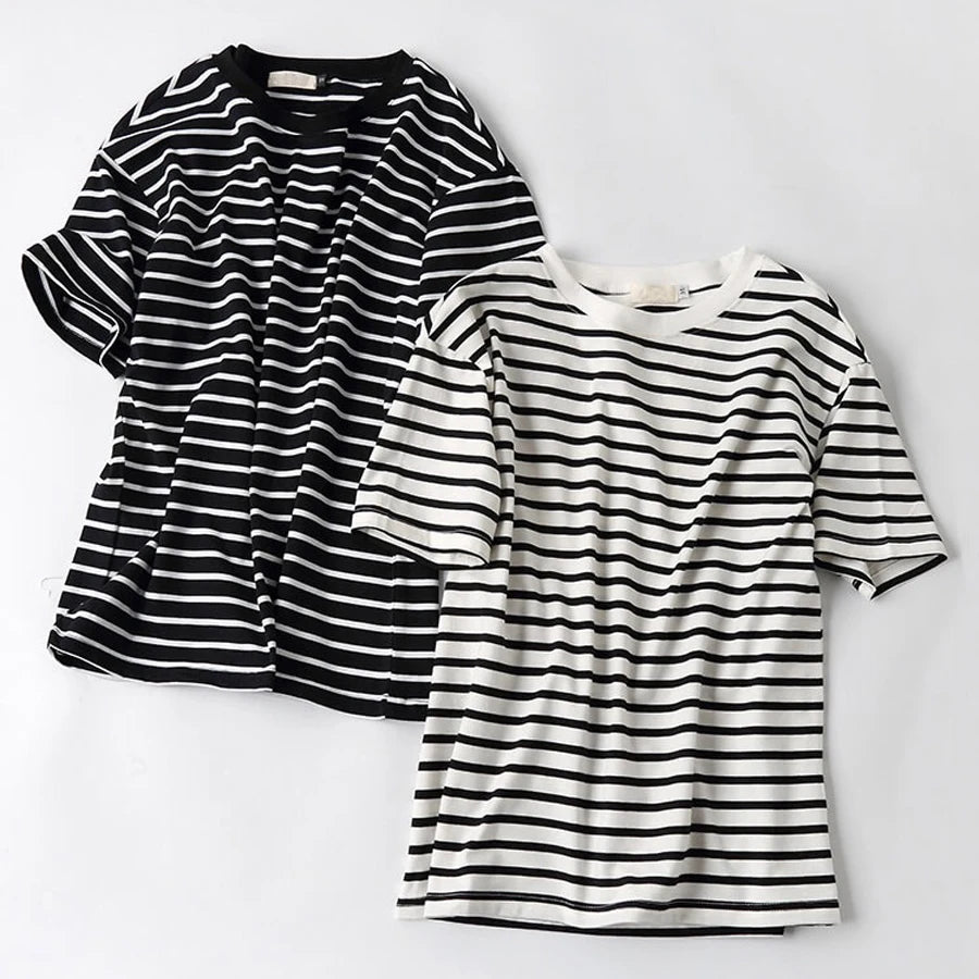 Basic streep t shirt