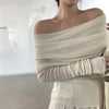 Millie off shoulder trui