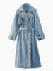 Denim trenchcoat