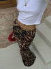 Luipaard print rok