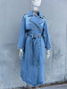 Denim trenchcoat