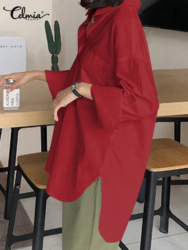 Celia blouse met knoop detail